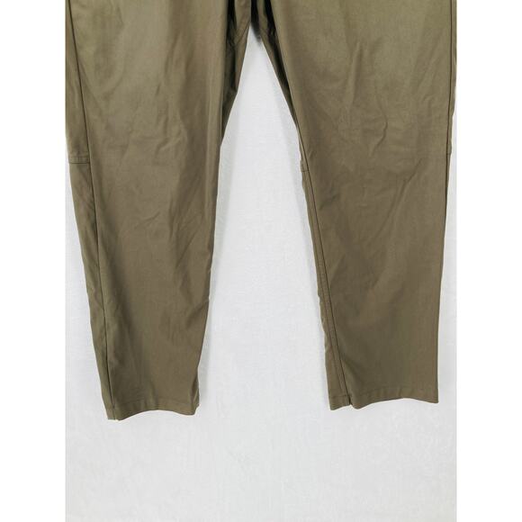 Swiss Tech Pants Mens 36x30 Tan Stretch Polyester Performance Outdoor Chino - Picture 3 of 12